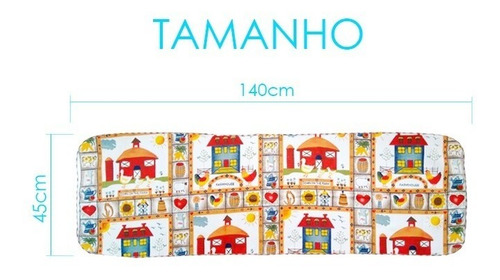 Imagem 3 de 10 de 12 Caminho De Mesa Tergal Campestre Textil Promoção