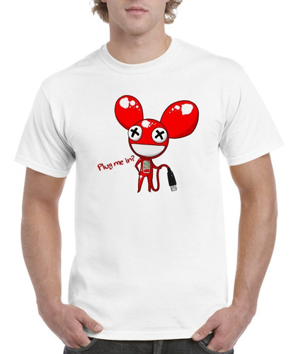 Padrisima Playera Caballero Head Deadmau5 Dj House