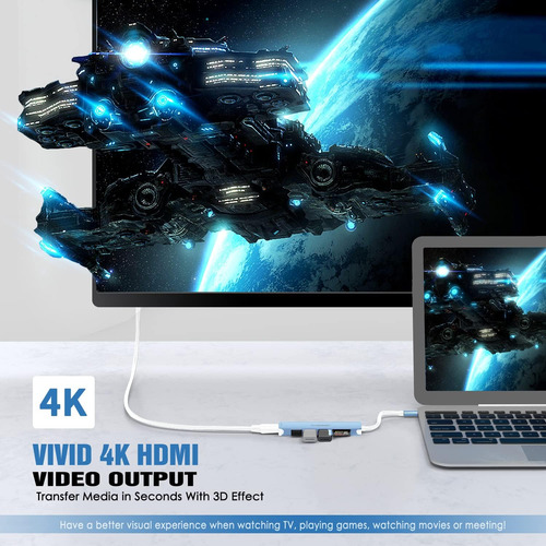 Usb Hubs Thanbao No Aplica Azul