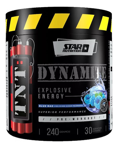 Tnt Dynamite Explosive 30 Serv Pre Entreno Star Nutrition 