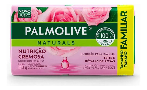 Kit C/24 Sabonete Palmolive Cremosa Nutrição 150g