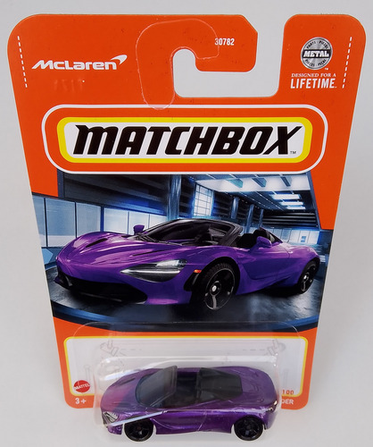 Matchbox 2024 (h) Mclaren 85/100 - 2019 Mclaren 720s Spider