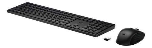 Kit Teclado Y Mouse Inalámbricos Hp 650 Windows Mac 4r013aa Color del mouse Negro Color del teclado Negro