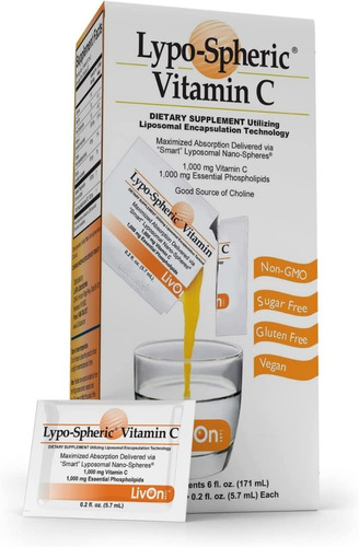 Lypo-spheric Vitamina C Liposomal Biodisponible X 30 Sobres