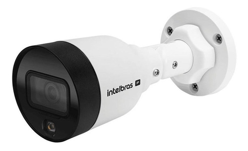 Imagem 1 de 4 de Câmera de segurança Intelbras VIP 1220 B Full Color 1000 com resolução de 2MP visão nocturna incluída branca