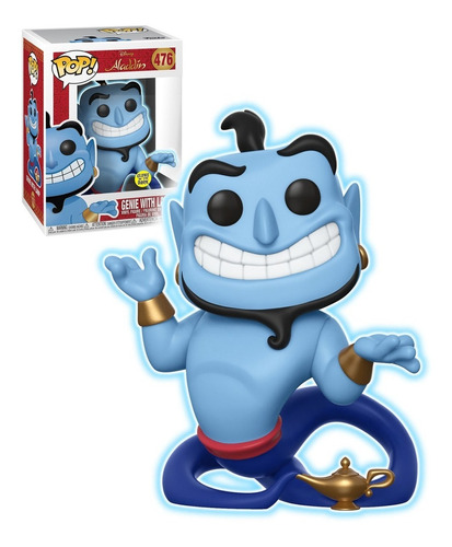 Funko Pop Genie With Lamp #476 Specialty Series Glows Dark