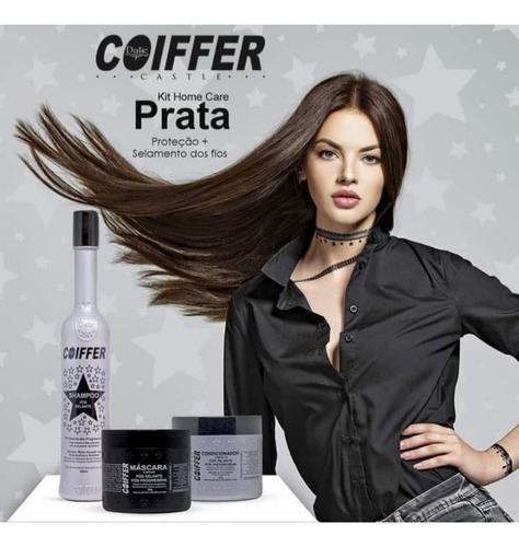 Imagem 2 de 5 de Kit Pós Selante Prata E Pós Progressiva Coiffer