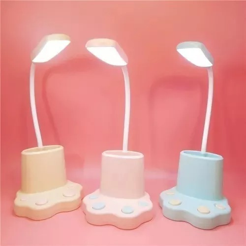 Luz Led Para Escritorio Pata De Gato Color De La Estructura Amarillo