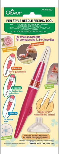 Herramienta De Fieltro De Aguja De Estilo Pen Pen Clover- Ve