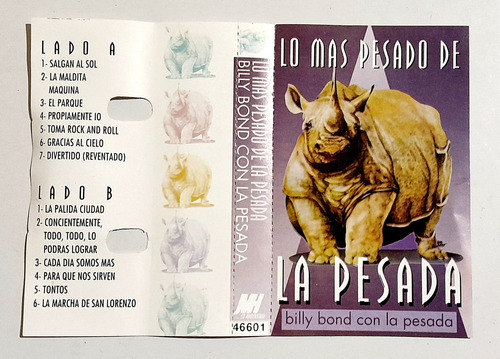Billy Bond Con La Pesada. Lo Más Pesado... Cassette Estándar (Usado)