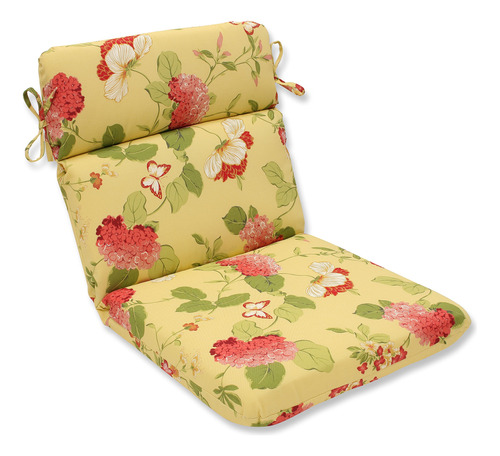 Pillow Perfect Bright Floral - Cojin De Asiento Redondo Para