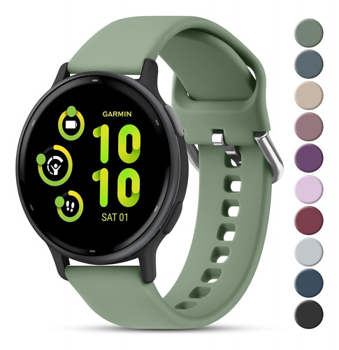 Bandas Compatible   Vivoactive 5/vivoactive 3/venu 2 Pl...