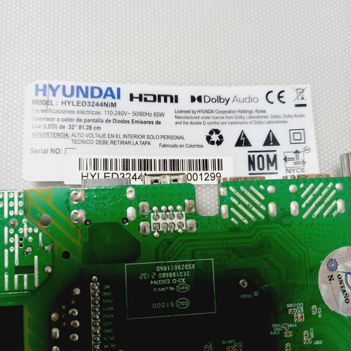 Tarjeta Main Para Pantalla Hyundai Modelo Hyled3244nim (Usado)