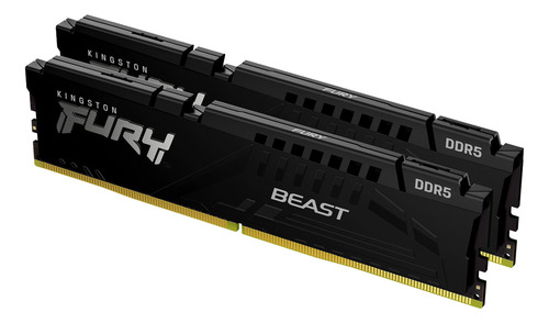 Kit Memoria Ram Kingston Fury Beast Black Ddr5 32gb 6000mt/s