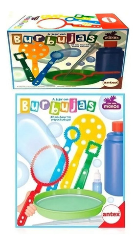 Antex A Jugar Con Burbujas Combo 4 Burbujeros Gigante