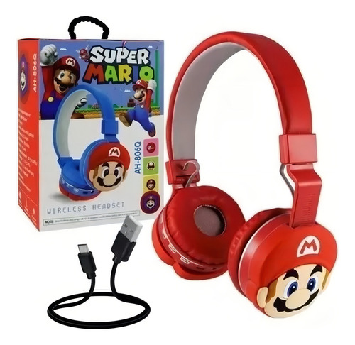 Audífonos Bluetooth Super Mario Bros Inalámbricos