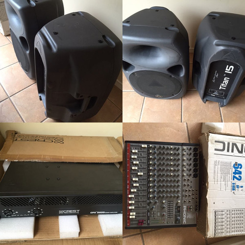 Equipo De Sonido Para Eventos, Con Poco Uso.