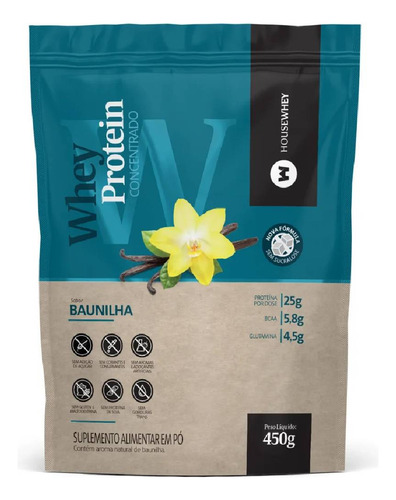 Whey Protein Housewhey Concentrado Baunilha 450g