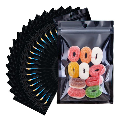 Bolsas Herméticas, 100pcs Bolsas Resellables Reutilizable