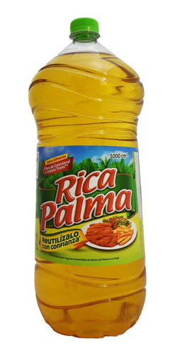 Aceita Rica Palma 3000ml X 6und