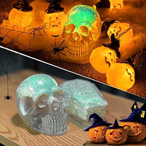 Moldes De Silicona Para Resina Epoxi, Forma De Calavera 3d