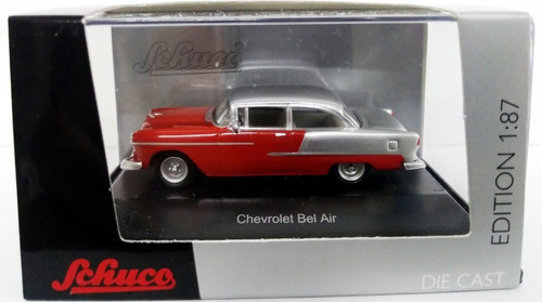 Chevrolet  Bel Air  Red/silver - Escala 1/87 H0 Schuco