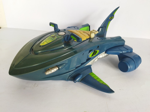 Max Steel Mx77 Sharkruiser Vehiculo Acuatico Tiburon Dañado