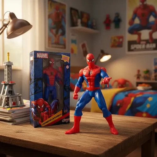 Homem Aranha Boneco Brinquedo Vingadores Articulado Grande
