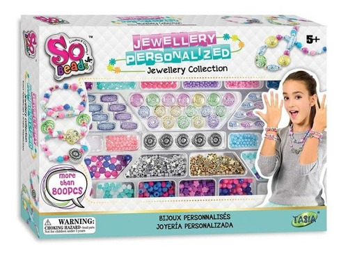 Imagen 3 de 3 de Kit Para Crear Pulseras Joyas Set Bisutería Niñas