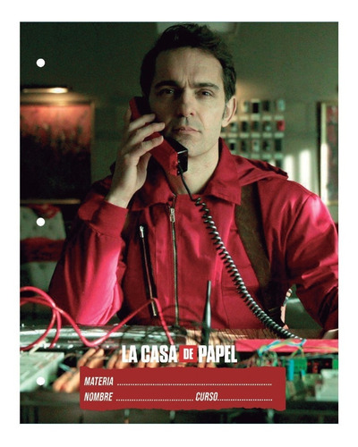 Asignaturas La Casa De Papel Caratulas Para Carpeta N°3 X6