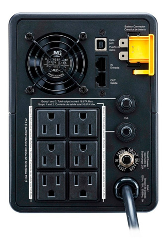 Imagen 2 de 2 de Ups Apc Bx2000m-lm 2000va Interactiva 6 Tomas Avr 1200 Watts