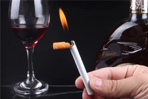 Encendedor Tipo Cigarrillo Recargable De Mano Y Ligero