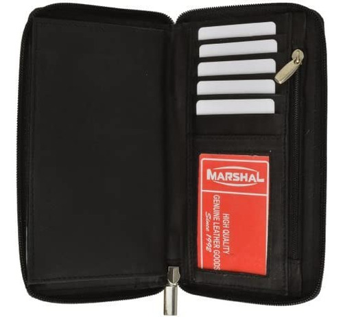 Marshal Womens Checkbook Wallet Con Ventana De Identificació