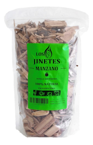 Astillas Leña De Manzano 1kg Pará Ahumar, Los Jinetes®