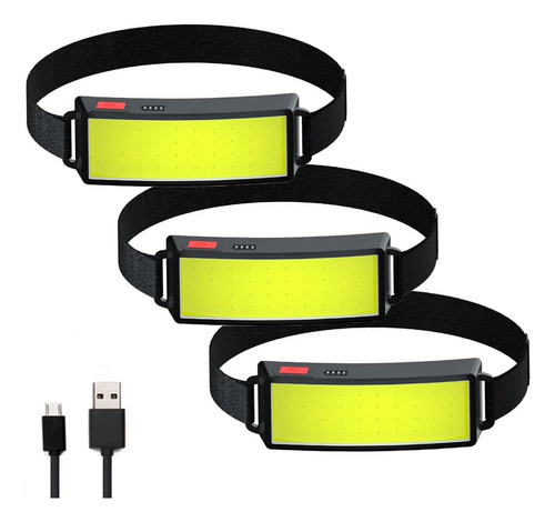 Lampara Minera Contra El Agua, Mxmlh-003, 3 Pzas, 50m, 1 Led Luz Blanco