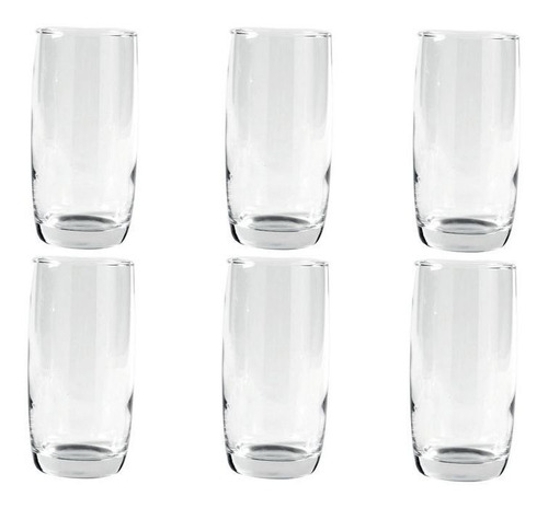 Set De 6 Vasos 445 Monterrey Cristar 