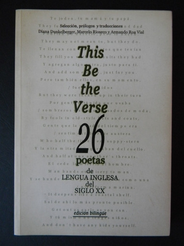 This Be The Verse 26 Poetas De Lengua Inglesa Bilingüe