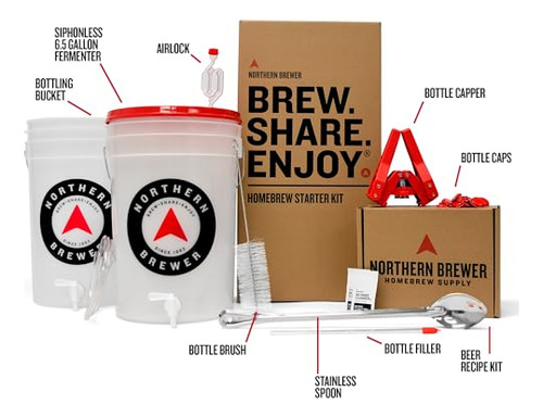 Cerveza Compartir Disfrutar Kit Para Comenzar A Hacer Cervez