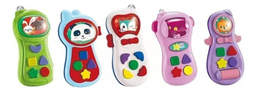 Juguete Telefono Celular Para Bebes Con Luces Y Sonidos 18cm