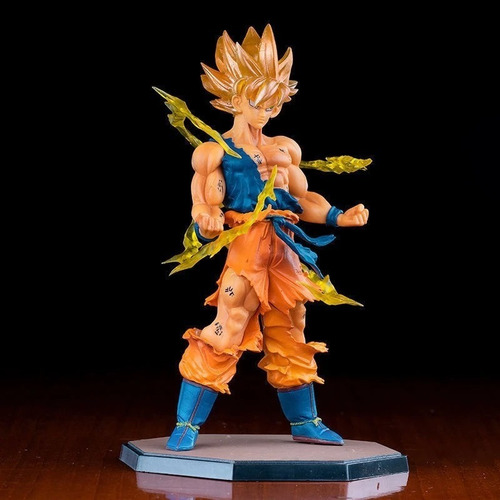 Imagen 4 de 6 de Figura Goku Super Saiyan - Dragon Ball Z 16cm
