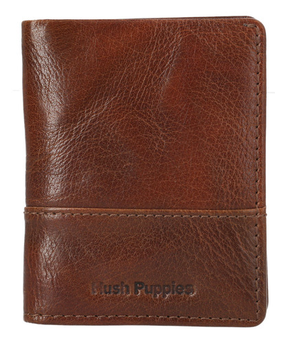 Billetera Cuero Mujer Vn Edel Bifold Café Hush Puppies