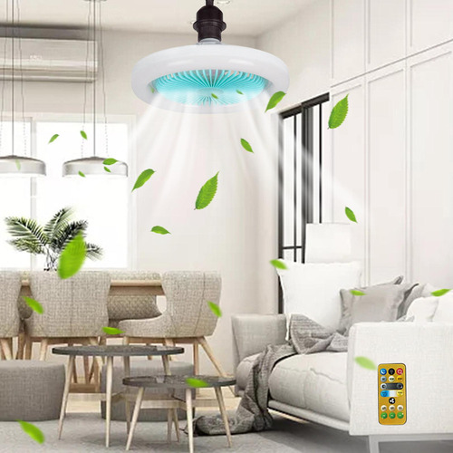 Yi Ventiladores Led 30w 36w Con Lámpara Azul 36w