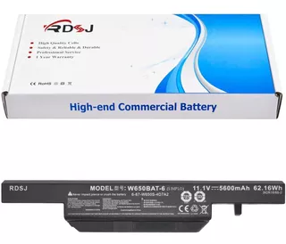 Bateria W650bat-6 Para Clevo W650s W650sh Hasee K610c K650d