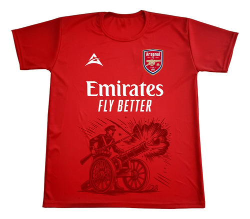 Camiseta De Futbol Arsenal Números Personalizados Pack 10
