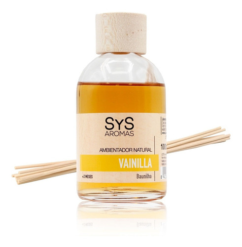 Aromatizante Difusor Mikado Vainilla 100ml, Sys