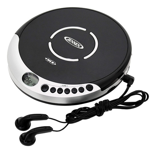 Discmans O Reproductor De Cd Portátil Plateado Jencd60r