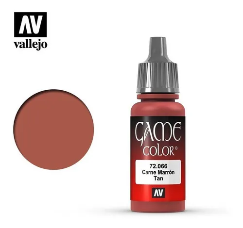Colores Pinturas Acrilicas Game Color Vallejo Modelismo 17ml Color 72066 Carne Marrón-tan