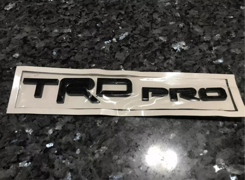 Emblema Trd -pro Para Toyota Fortuner 4runner Dubai Y Otros