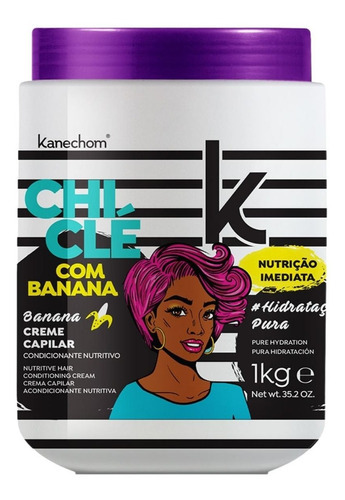 Máscara Nutritiva Chicle Con Banana 1 Kg Kanechom