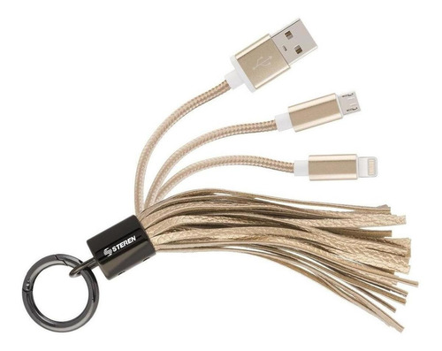 Cable Usb A Microusb Y Lightning, Tipo Llavero | mov-321 Color 283164